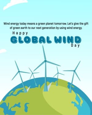 Global Wind Day post