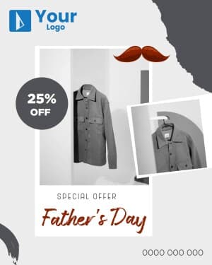 Father's Day Offers Social Media poster