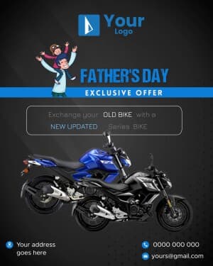 Father's Day Offers marketing flyer