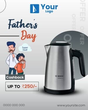 Father's Day Offers creative template