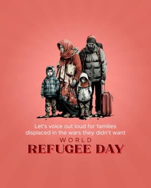 World Refugee Day post