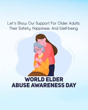 World Elder Abuse Awareness Day image