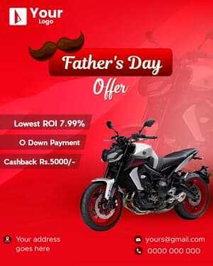 Father's Day Offers whatsapp status template