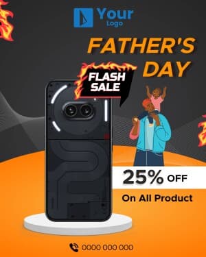 Father's Day Offers Facebook Poster