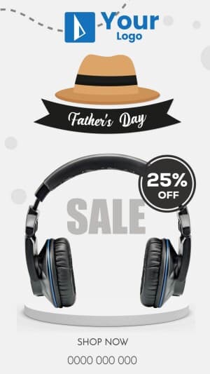 Father's Day Offers Social Media template