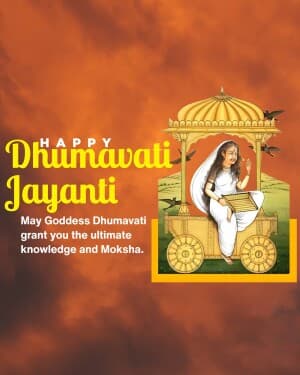 Dhumavati Jayanti event poster