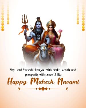 Mahesh Navami banner