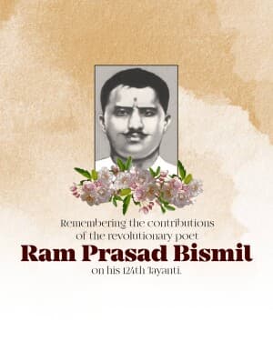 Ram Prasad Bismil Jayanti post