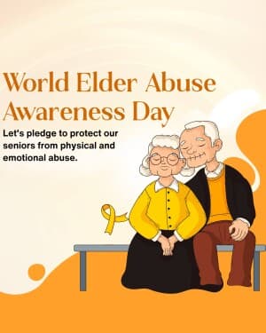 World Elder Abuse Awareness Day graphic