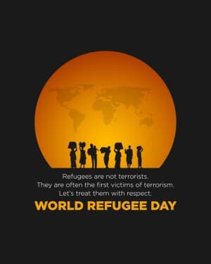 World Refugee Day poster