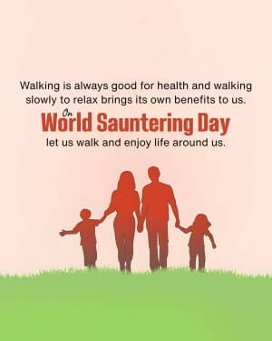 World Sauntering Day image