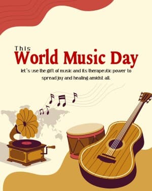 World Music Day banner