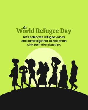 World Refugee Day graphic