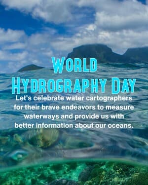 World Hydrographic Day illustration