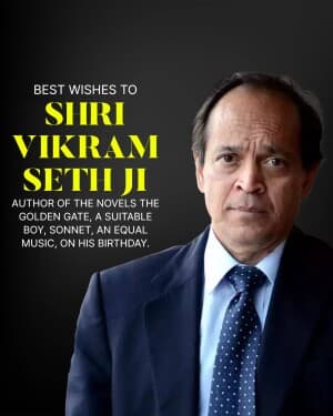 Vikram Seth Birthday video