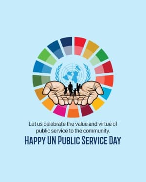 United Nations Public Service Day illustration