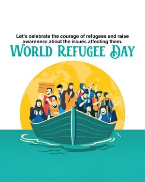 World Refugee Day banner