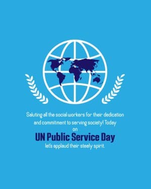 United Nations Public Service Day graphic