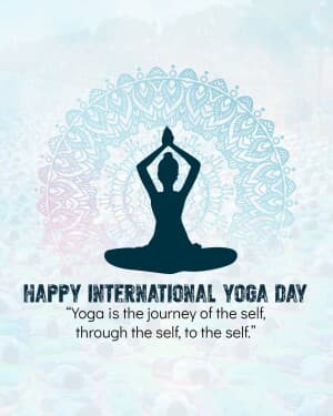 International Yoga day illustration