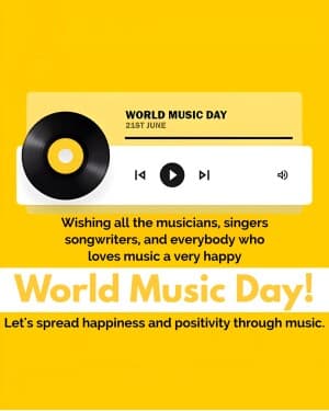 World Music Day poster