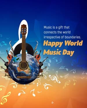 World Music Day flyer