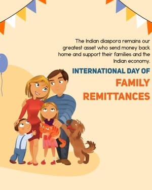 International Day of Family Remittances flyer