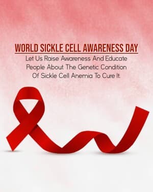 World Sickle Cell Awareness Day banner