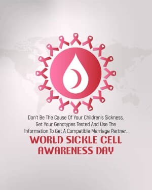 World Sickle Cell Awareness Day post