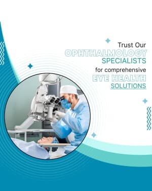 Ophthalmologist business banner