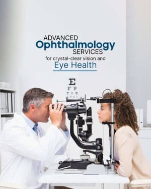 Ophthalmologist business flyer