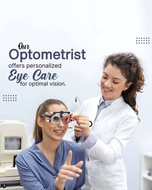 Ophthalmologist business post