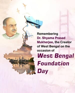 West Bengal Foundation Day graphic
