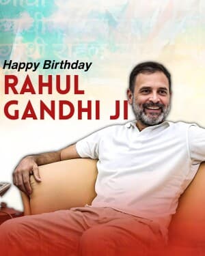 Rahul Gandhi Birthday post