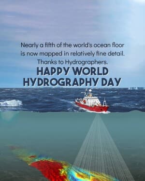 World Hydrographic Day flyer