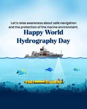 World Hydrographic Day event poster