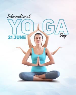 International Yoga day banner