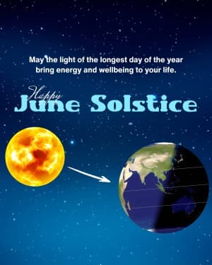 June Solstice poster