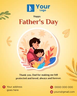 Father's Day Templates marketing poster