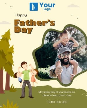 Father's Day Templates Social Media poster