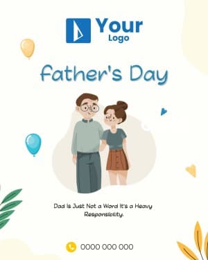 Father's Day Templates marketing flyer