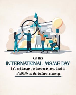 International MSME Day graphic