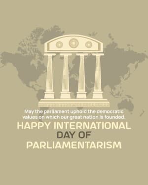 International Day of Parliamentarism graphic