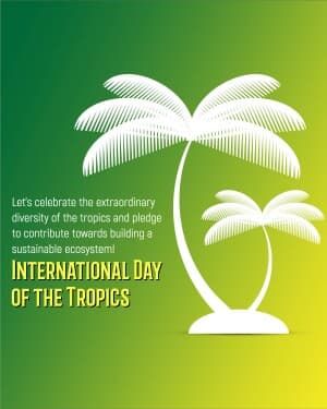 International Day of the Tropics illustration