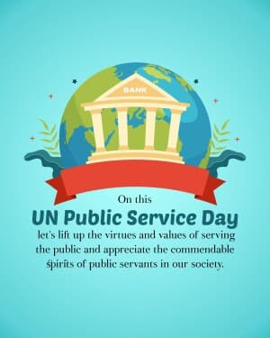 United Nations Public Service Day post