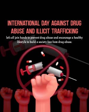 International Day Against Drug Abuse and Illicit Trafficking graphic