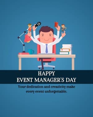 Event Manager's Day illustration