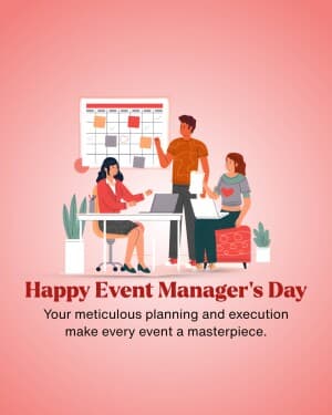 Event Manager's Day flyer