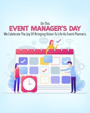 Event Manager's Day poster