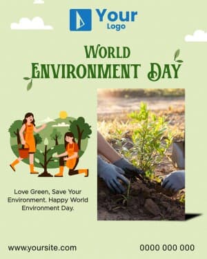 World Environment Day Templates flyer