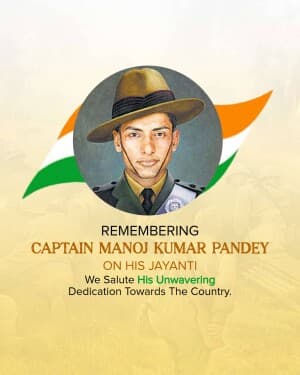 Manoj Kumar Pandey Jayanti video